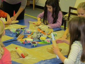 rolling cookie dough