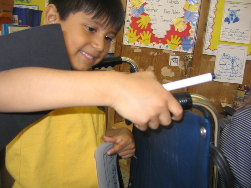 measuring the wheelchair