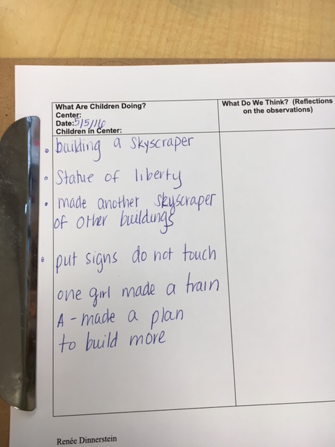 early observation report