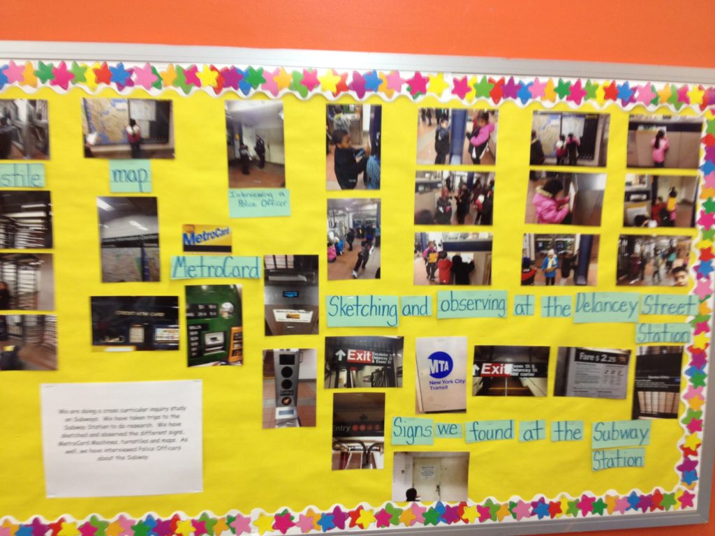 sketching at the station